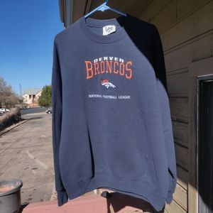 Broncos sweatshirt.